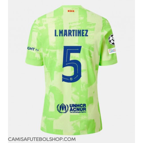 Camisa de time de futebol Barcelona Inigo Martinez #5 Replicas 3º Equipamento 2024-25 Manga Curta